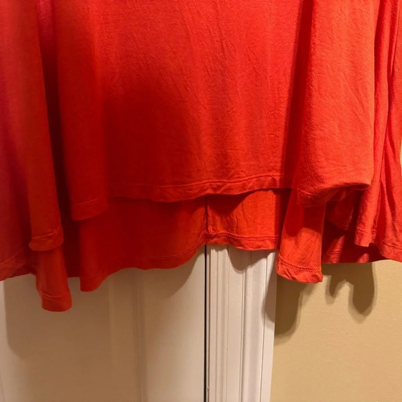 Simple Southern Orange 3/4 Sleeve Long Top Tunic Sz XL - Picture 6 of 11